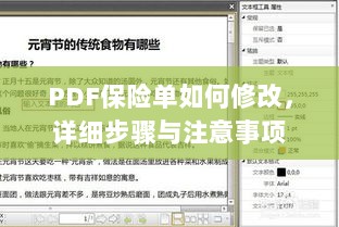 PDF保险单修改指南，步骤与注意事项全解析-图1
