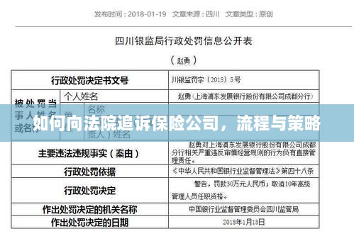 如何追诉保险公司？流程与策略详解-图1