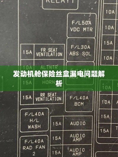 发动机舱保险丝盒漏电问题深度解析-图1 发动机舱保险丝盒漏电问题深度解析-图1