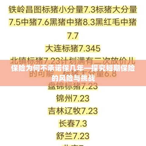 探究短期保险的风险与挑战,为何保险不承诺保几年?-图1 探究短期保险的风险与挑战,为何保险不承诺保几年?-图1