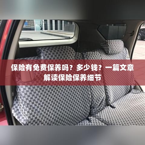 解读保险保养细节，免费保养政策与费用解析-图1