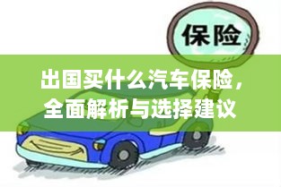 全面解析与选择建议,出国应购买哪些汽车保险?-图1 全面解析与选择建议,出国应购买哪些汽车保险?-图1