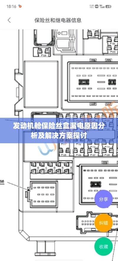 发动机舱保险丝盒漏电原因解析与解决方案探讨-图1 发动机舱保险丝盒漏电原因解析与解决方案探讨-图1