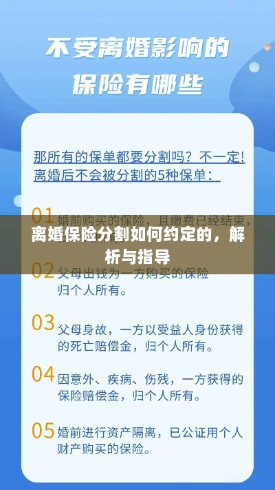 离婚保险分割约定详解与指导手册-图1