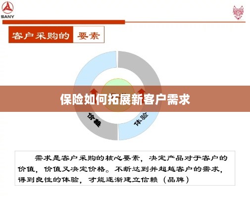 保险拓展新客户需求的策略与技巧-图1 保险拓展新客户需求的策略与技巧-图1