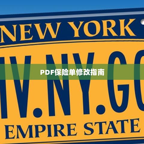 PDF保险单修改指南详解-图1 PDF保险单修改指南详解-图1