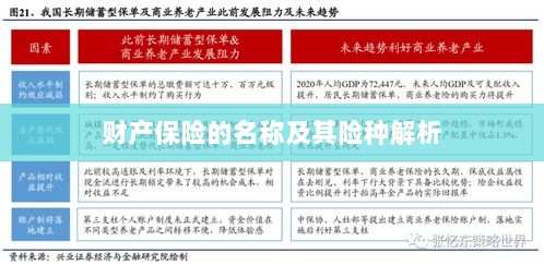 财产保险名称及险种深度解析-图1 财产保险名称及险种深度解析-图1