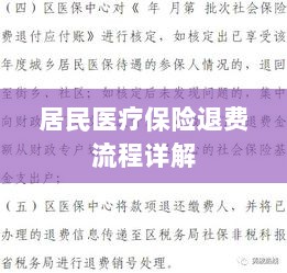 居民医疗保险退费流程全面解析-图1