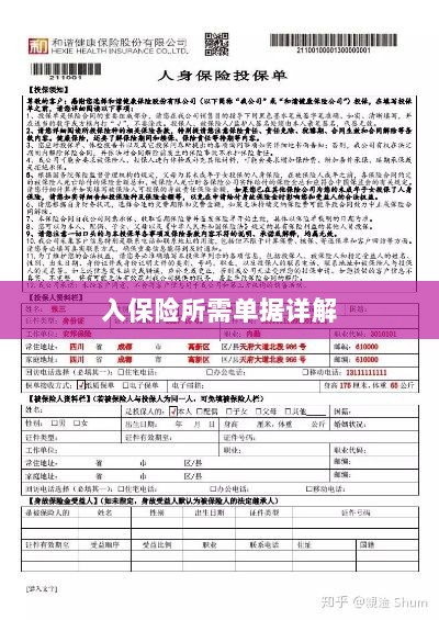入保险必备单据解析-图1