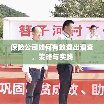 保险公司有效退出调查的策略与实践探讨-图1 保险公司有效退出调查的策略与实践探讨-图1