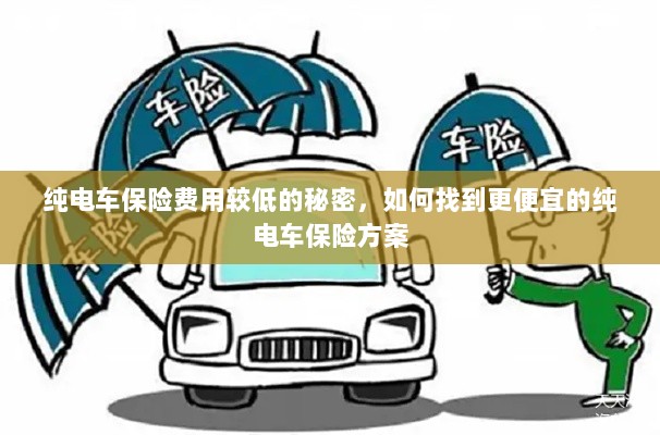 纯电车保险费用较低的秘密揭秘，如何获取更便宜的保险方案？-图1