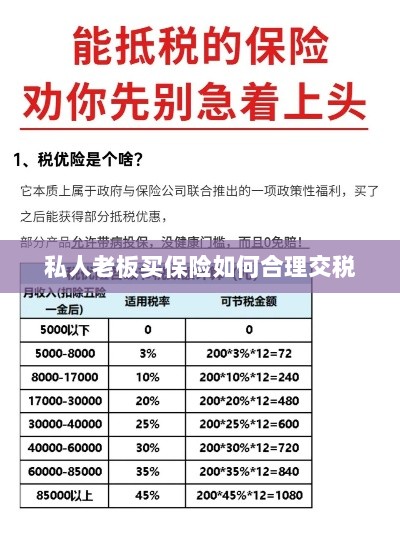 私人老板如何合理购买保险并交税指南-图1 私人老板如何合理购买保险并交税指南-图1