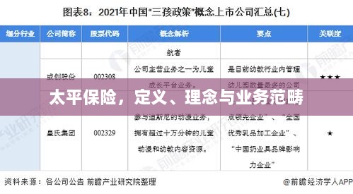 太平保险，定义、理念及业务范畴详解-图1