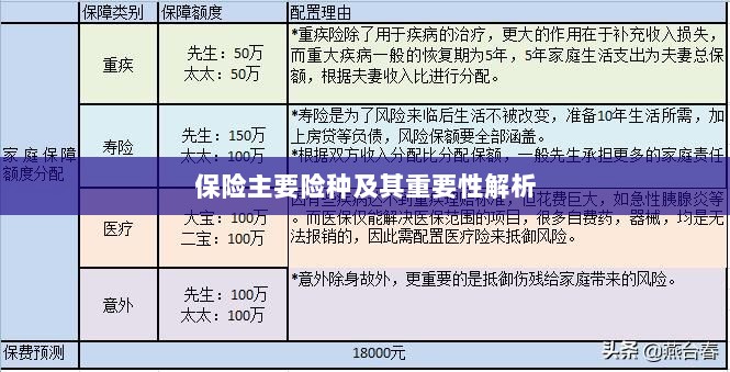 保险主要险种及其重要性深度解析-图1