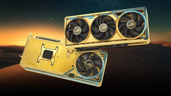 华硕ROG Astral RTX 5090 Dhahab显卡，全球最贵，黄金打造，售价高达5万元起-图1