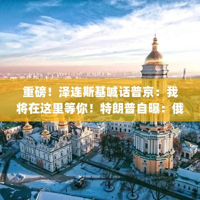 泽连斯基喊话普京与特朗普烦恼俄乌问题,紧张局势引发全球关注。-图1 泽连斯基喊话普京与特朗普烦恼俄乌问题,紧张局势引发全球关注。-图1