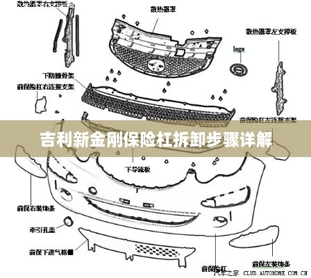 吉利新金刚保险杠拆卸步骤指南-图1 吉利新金刚保险杠拆卸步骤指南-图1