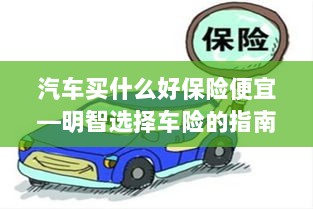 明智选择车险，如何购买性价比高的汽车保险？-图1