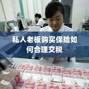 私人老板购买保险的合理税务规划之道-图1