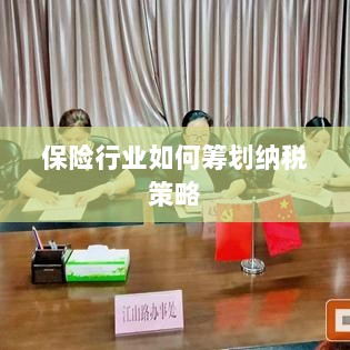 保险行业的纳税策略筹划之道-图1