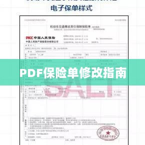 PDF保险单修改指南详解-图1