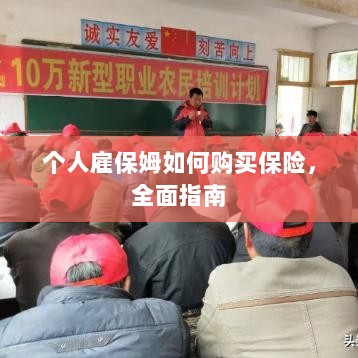个人雇保姆保险购买指南,全面解析与攻略-图1 个人雇保姆保险购买指南,全面解析与攻略-图1