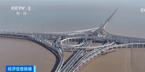 基建狂魔新奇迹,卫星视角下的亚洲最大海上高速枢纽-图1 基建狂魔新奇迹,卫星视角下的亚洲最大海上高速枢纽-图1