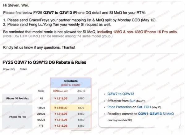 苹果官方回应,iPhone 16降价消息尚未接到通知-图1 苹果官方回应,iPhone 16降价消息尚未接到通知-图1