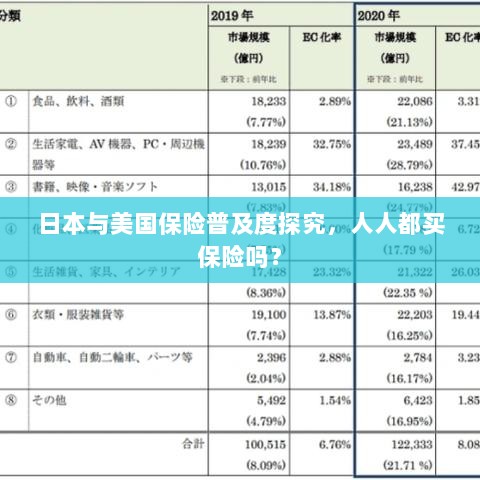 日本与美国保险普及度探究，全民保险覆盖率究竟如何？-图1