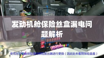 发动机舱保险丝盒漏电问题深度解析-图1