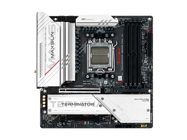 AMD平台新宠,铭瑄终结者B850M PRO WIFI主板上线,豪华供电设计提升性能体验-图3 AMD平台新宠,铭瑄终结者B850M PRO WIFI主板上线,豪华供电设计提升性能体验-图3