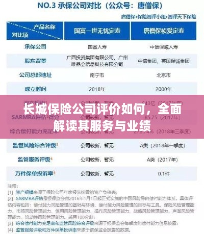 长城保险公司评价全面解析，服务质量与业绩表现深度探讨-图1