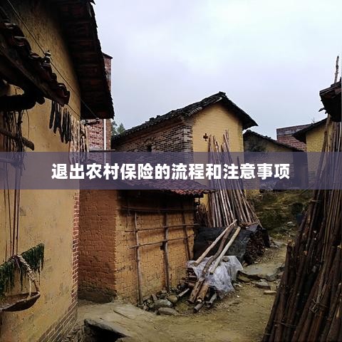 退出农村保险的流程和注意事项详解-图1 退出农村保险的流程和注意事项详解-图1