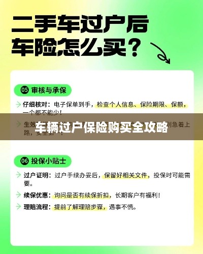 车辆过户保险购买指南,全攻略概览-图1 车辆过户保险购买指南,全攻略概览-图1