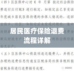 居民医疗保险退费流程全面解析-图1 居民医疗保险退费流程全面解析-图1