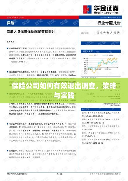 保险公司有效退出调查的策略与实践探讨-图1