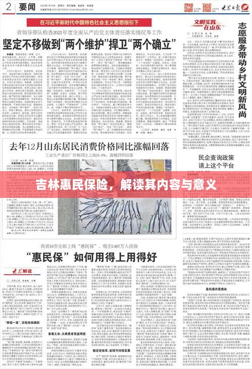 吉林惠民保险,内容解读与意义探究-图1 吉林惠民保险,内容解读与意义探究-图1