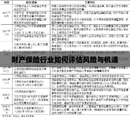 财产保险行业风险与机遇的评估策略-图1 财产保险行业风险与机遇的评估策略-图1