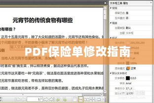 PDF保险单修改指南详解-图1 PDF保险单修改指南详解-图1