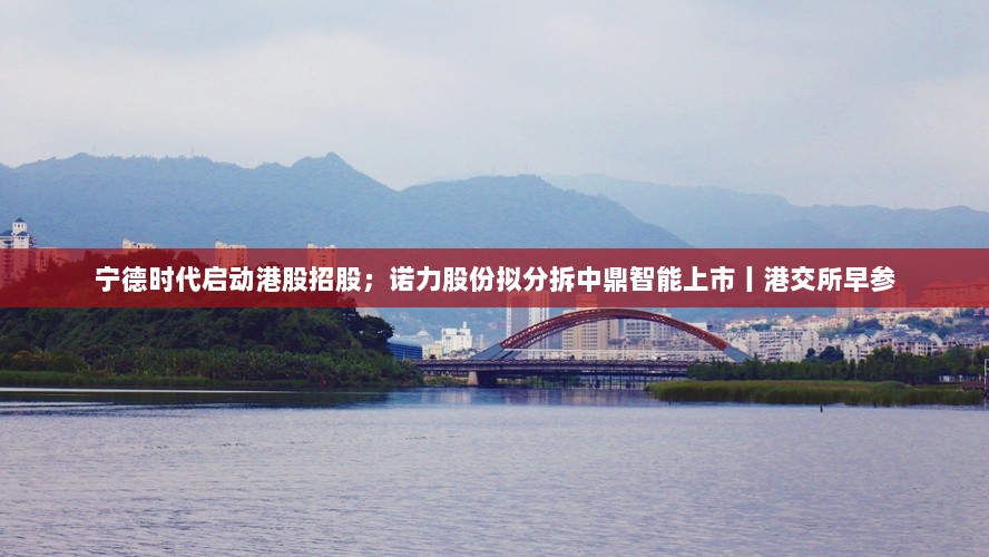 宁德时代启动港股招股与诺力股份分拆上市计划，港交所早参摘要-图1