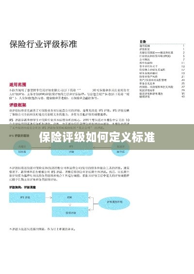 保险评级标准定义解析-图1 保险评级标准定义解析-图1