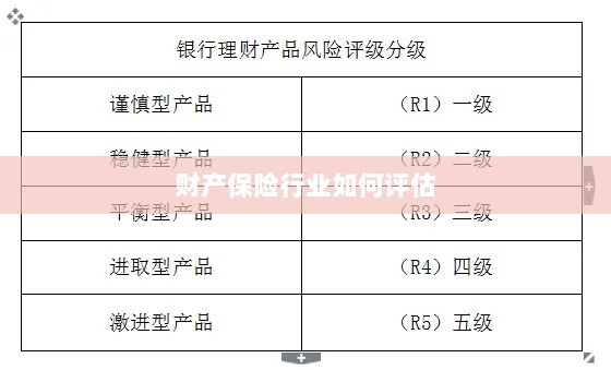 财产保险行业评估方法与策略解析-图1