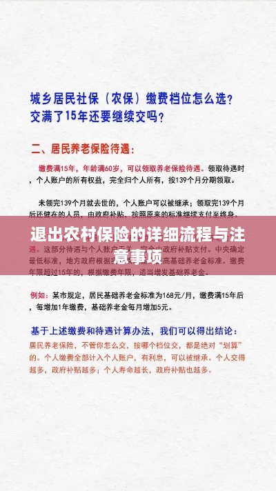 退出农村保险的详细流程与注意事项全解析-图1