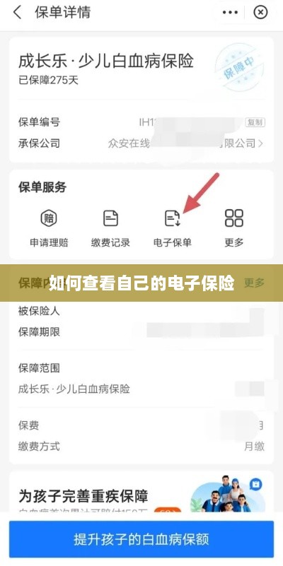 如何查看个人电子保险保单详情-图1 如何查看个人电子保险保单详情-图1