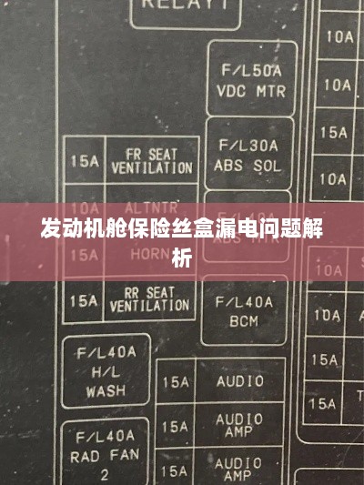 发动机舱保险丝盒漏电问题深度解析-图1 发动机舱保险丝盒漏电问题深度解析-图1
