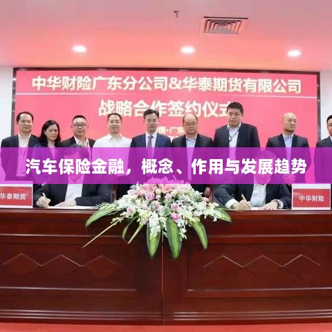 汽车保险金融，概念、功能及未来发展趋势-图1