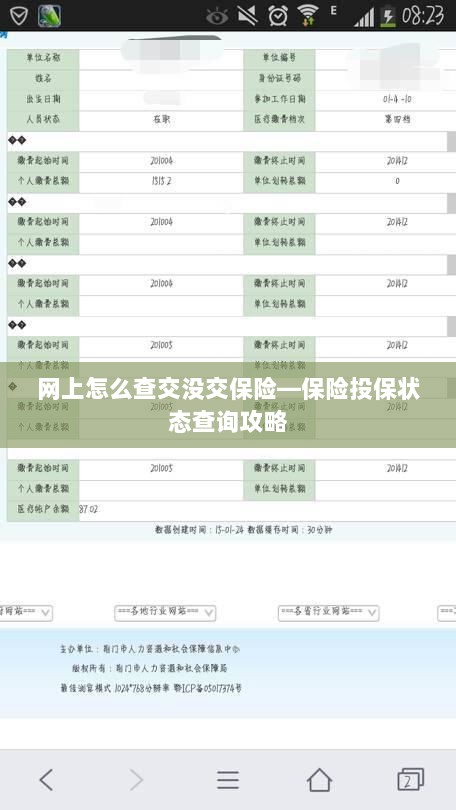 网上保险投保状态查询攻略,如何查询保险投保状态?-图1 网上保险投保状态查询攻略,如何查询保险投保状态?-图1