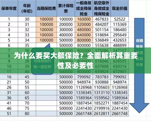 大额保险的重要性与必要性解析,为何购买大额保险成为明智之选?-图1 大额保险的重要性与必要性解析,为何购买大额保险成为明智之选?-图1