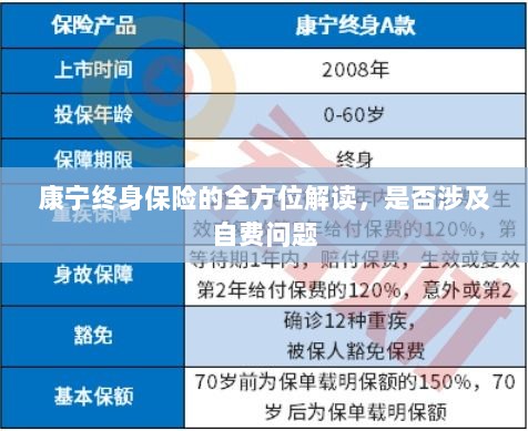 康宁终身保险全方位解读,自费问题一览无遗-图1 康宁终身保险全方位解读,自费问题一览无遗-图1