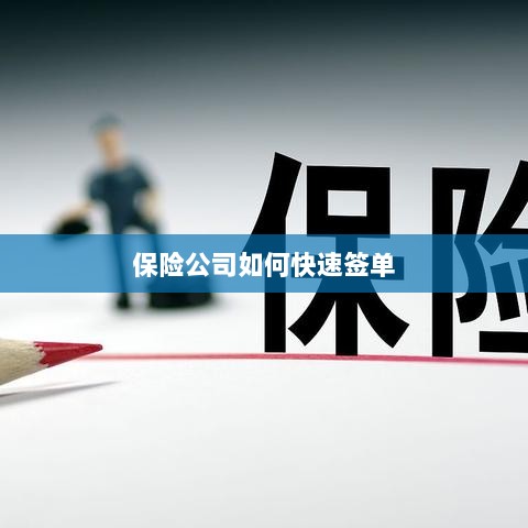 保险公司签单提速策略揭秘-图1